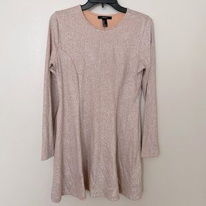 Forever 21 pink shimmery dress